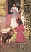 Thomas King Hanna Illustration for And Angels Came china oil painting artist